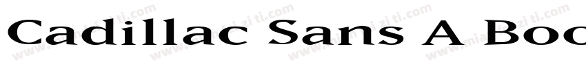 Cadillac Sans A Book字体转换